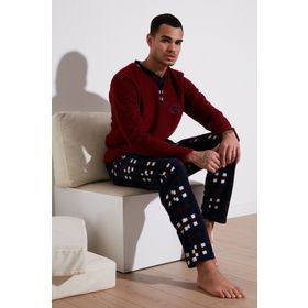Buratti 6096100 Bordo Erkek Pijama Takımı