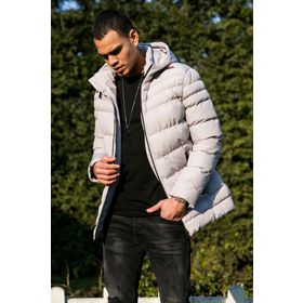 Buratti 6274818 Taş Slim Fit Kapüşonlu Cepli Erkek Mont