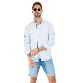 Buratti CF20S111871 Açık Mavi Erkek Gömlek