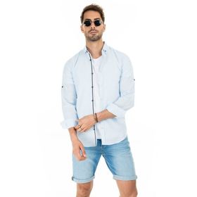 Buratti CF20S111871 Açık Mavi Erkek Gömlek