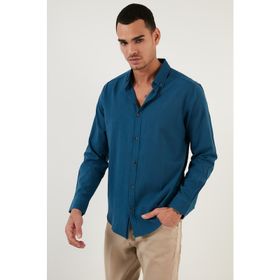 Buratti CF20S111871 İndigo Erkek Gömlek
