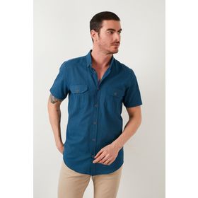 Buratti CF21S111153 İndigo Erkek Gömlek