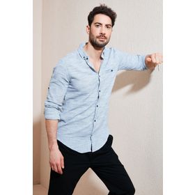 Buratti CF21S111498 Pamuklu Slim Fit Uzun Kollu Erkek Gömlek