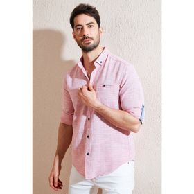 Buratti CF21S111498 Pamuklu Slim Fit Uzun Kollu Erkek Gömlek