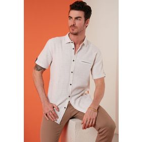 Buratti CF21S111766 Taş Erkek Gömlek