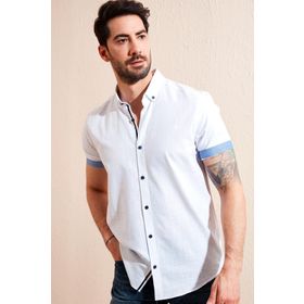 Buratti CF21S112546 Beyaz Erkek Gömlek