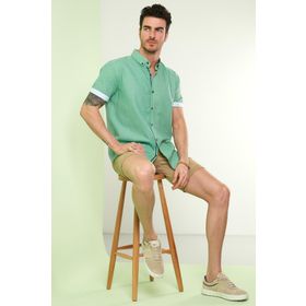 Buratti CF21S112546 Elma Yeşili Erkek Gömlek