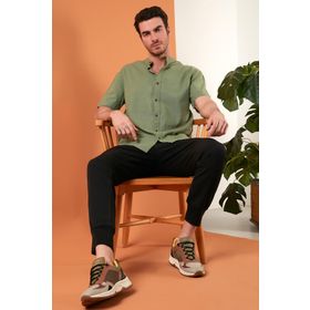 Buratti CF21S113899 Haki Erkek Gömlek