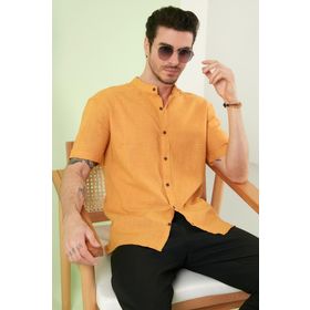 Buratti CF21S113899 Hardal Erkek Gömlek