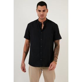 Buratti CF21S113899 Siyah Erkek Gömlek
