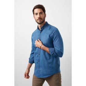 Buratti CF21W112238 Lacivert Erkek Gömlek