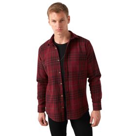 Buratti CF21W112844 Bordo Erkek Gömlek