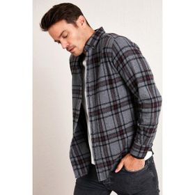 Buratti CF21W112844 Erkek Antrasit Gömlek