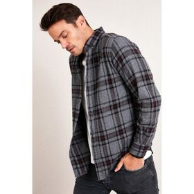 Buratti CF21W112844 Erkek Antrasit Gömlek