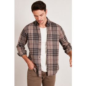 Buratti CF21W112844 Erkek Camel Gömlek