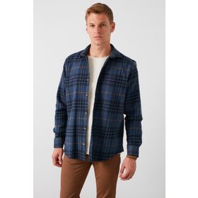 Buratti CF21W112844 İndigo Erkek Gömlek