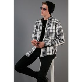 Buratti CF23W114653 Pamuklu Ekoseli Slim Fit Düğmeli Yaka Erkek Gömlek