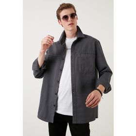 Buratti CF23W192736 Pamuklu Regular Fit Tek Cepli Erkek Gömlek