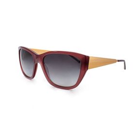 Burberry 4174 3402/8G 56 Unisex Mürdüm Çekik Çerçeve Güneş Gözlüğü