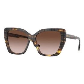 Burberry 4366 398113 55 Kadın Kahve Çekik Çerçeve Güneş Gözlüğü