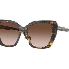 Burberry 4366 398113 55 Kadın Kahve Çekik Çerçeve Güneş Gözlüğü