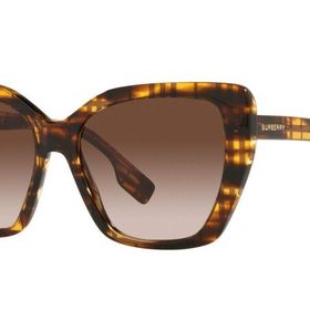 Burberry 4366 398113 55 Kadın Kahve Çekik Çerçeve Güneş Gözlüğü