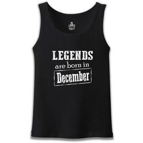 Burç Born in December Vintage Siyah Erkek T-Shirt