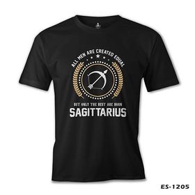 Burç Sagittarius Siyah Erkek T-Shirt
