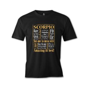 Burç Scorpio Amazing Siyah Erkek T-Shirt
