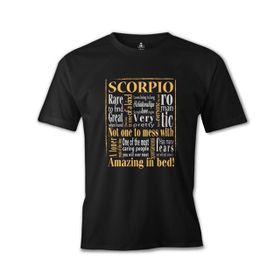 Burç Scorpio Amazing Siyah Erkek T-Shirt