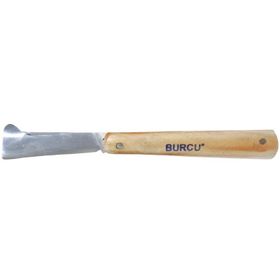 Burcu 18 cm Denizli Düz Ağız Ahşap SapAşı Bıçağı