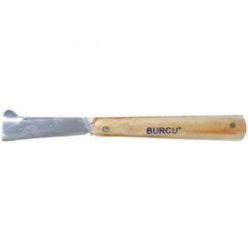 Burcu 18 cm Denizli Düz Ağız Ahşap SapAşı Bıçağı