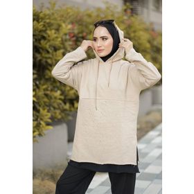 Burcu Tesettür TRN2030 Latte Tesettür Eşofman Takım