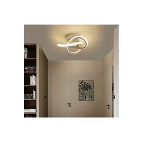 Burenze BURENZE758 Krom Beyaz Işık Modern Plafonyer Tavan Led Avize