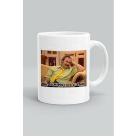 Burhan Altıntop Avrupa Yakası Beyaz Baskılı Kupa