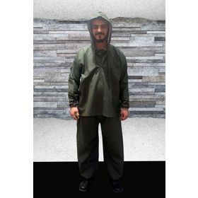 Buris Balıkçı Haki Takım Yağmurluk