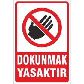 Buris Dokunmak Yasaktır Levha