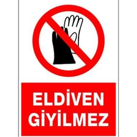 Buris Eldiven Giyilmez Levha