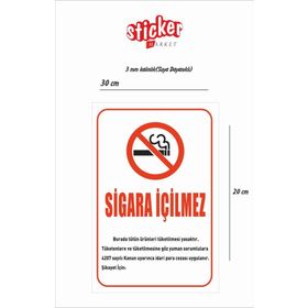 Buris Sigara İçilmez Uyarı Levhası