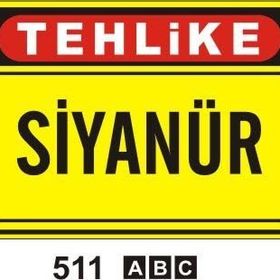 Buris Siyanür Uyarı Levhası