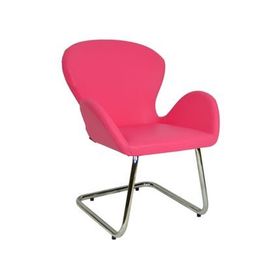Bürocci 2069J0120 Pembe Deri Roberta Misafir Koltuğu