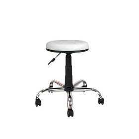 Bürocci 2999D0109 Beyaz Metal Ayaklı Tabure
