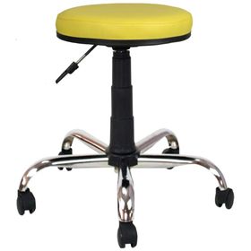 Bürocci 2999D0113 Sarı Metal Ayaklı Tabure