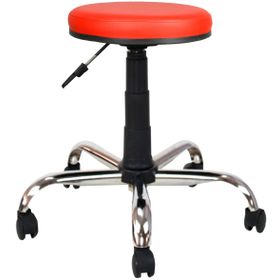 Bürocci 2999D0116 Kırmızı Metal Ayaklı Tabure