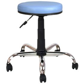 Bürocci 2999D0119 Mavi Metal Ayaklı Tabure