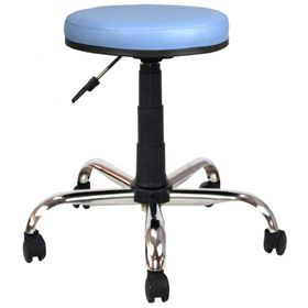 Bürocci 2999D0119 Mavi Metal Ayaklı Tabure
