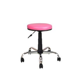 Bürocci 2999D0120 Pembe Metal Ayaklı Tabure