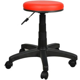 Bürocci 2999G0116 Kırmızı Plastik Ayaklı Tabure