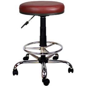 Bürocci 2999T0102 Bordo Metal Ayaklı Yüksek Tabure