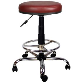Bürocci 2999T0102 Bordo Metal Ayaklı Yüksek Tabure
